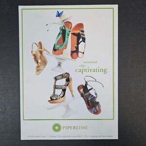 2009 Piperlime Online Shoe Shop Print Ad Footwear Fantastical Edgy‎ Captivating